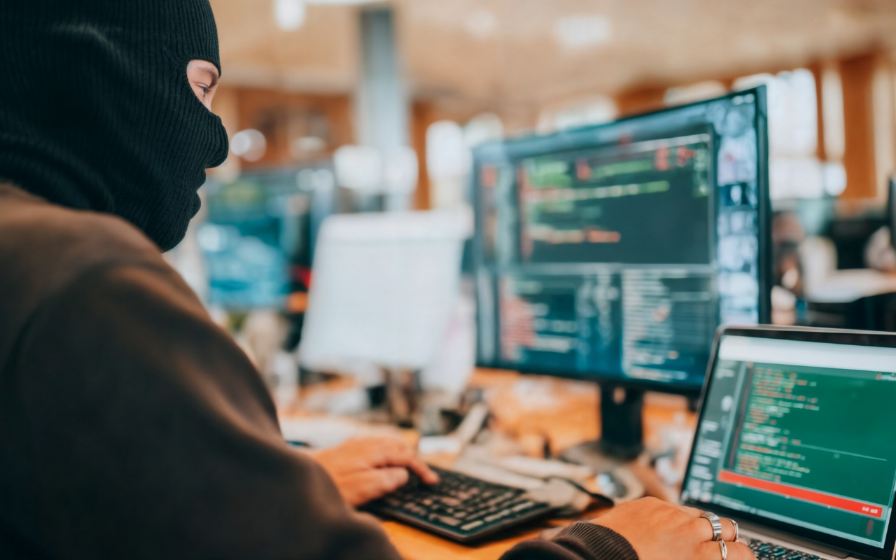 Concept image of cybersecurity breach in healthcare — illustrating data exposure and digital patient record compromise