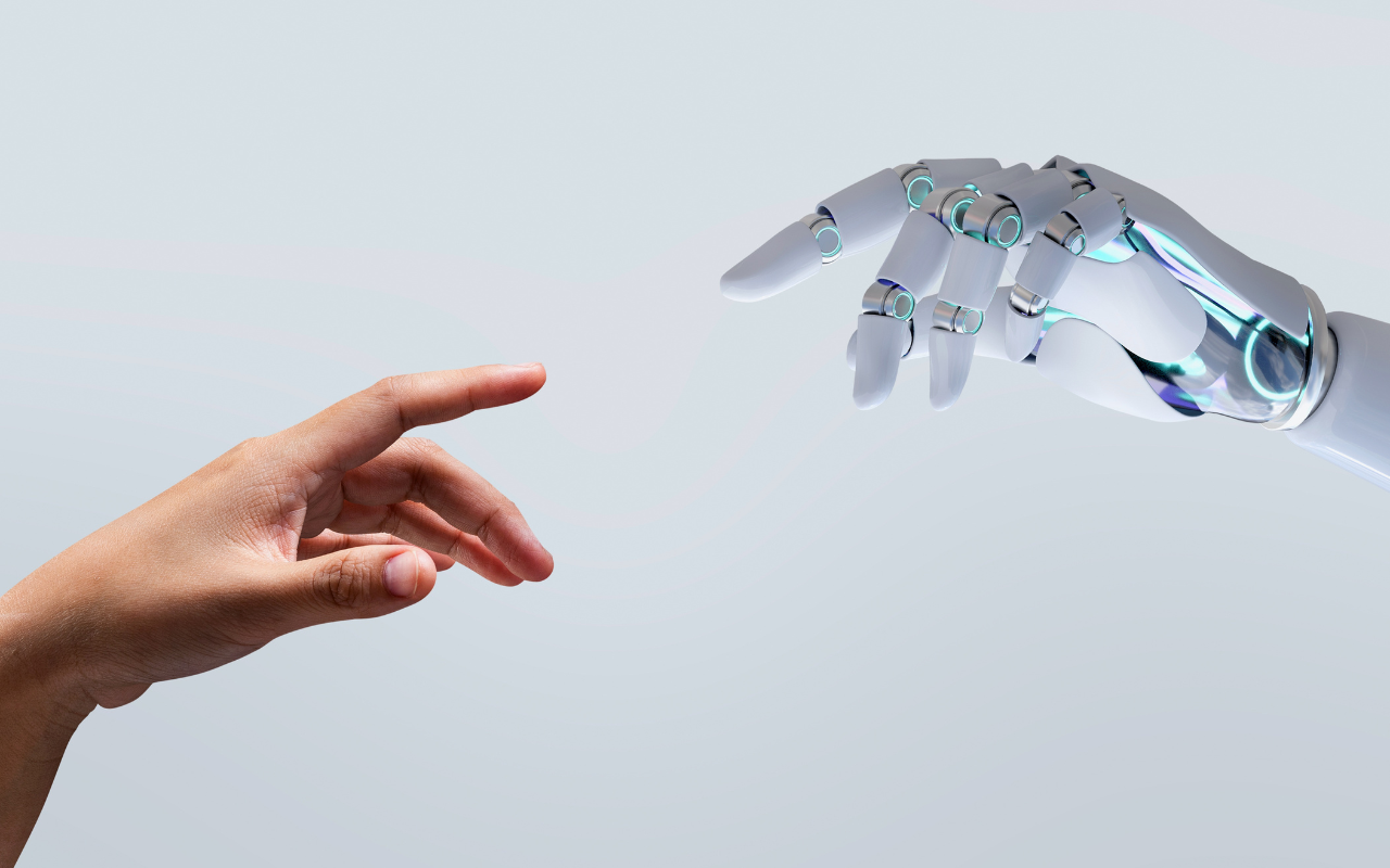 A conceptual graphic showing an AI system malfunctioning with warning symbols and privacy alerts, representing an AI compliance failure and violation of privacy regulations.