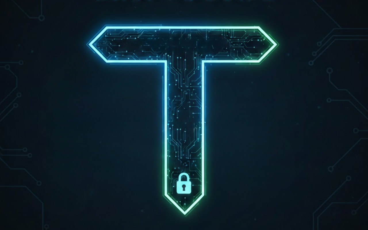 Illustration representing a modern cybersecurity professional with T-shaped skills, combining deep technical expertise with broad knowledge across cloud, AI, risk management, and security operations.