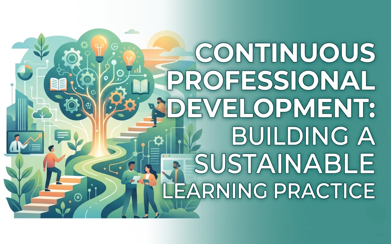 Cybersecurity professional building a sustainable continuous learning and professional development practice